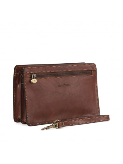 Gianni Conti Leather gents clutch